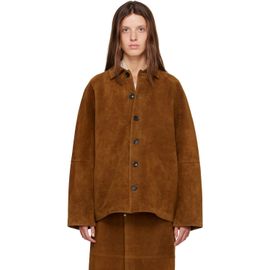 Studio Nicholson Studio Nicholson Tan Bowe Suede Jacket