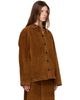 Studio Nicholson Studio Nicholson Tan Bowe Suede Jacket - 2