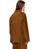 Studio Nicholson Studio Nicholson Tan Bowe Suede Jacket - 3