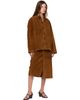 Studio Nicholson Studio Nicholson Tan Bowe Suede Jacket - 4