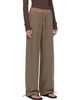 Studio Nicholson Studio Nicholson Taupe Farr Wool Drawstring Trousers - 2