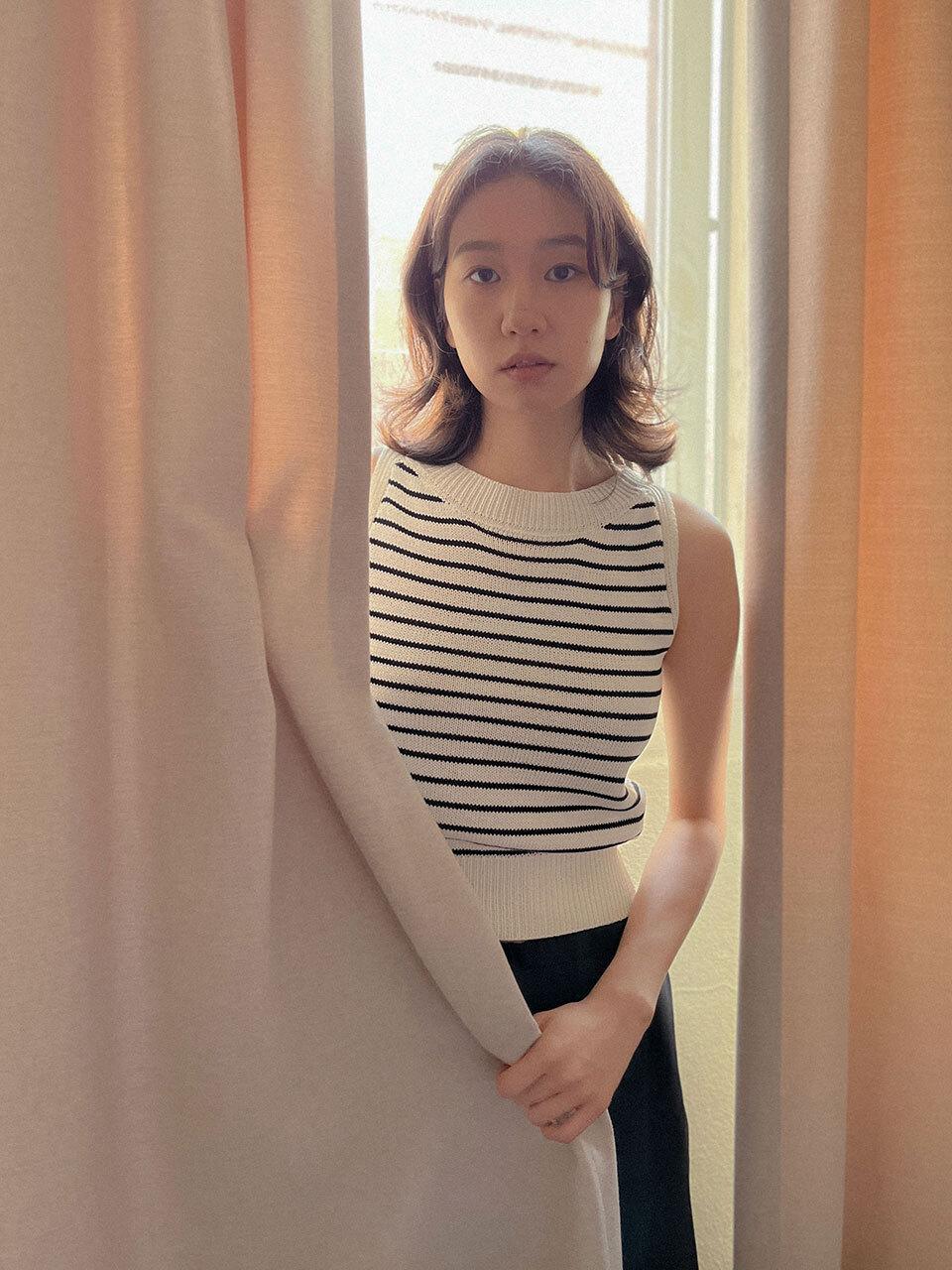 Studio Salt [SALT Label] SIA HALTER NECK SLEEVELESS_STRIPE