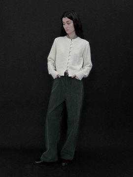 Studio Salt Straight-leg Relaxed Fit Corduroy Pants [GREEN]