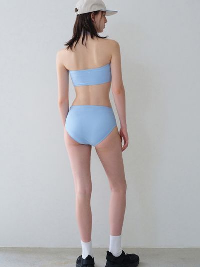 STUDIO TABLE Colored Tube Bikini Set, Light Blue