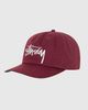 Stussy Stussy Big Stock Mid Depth Cap in Maroon, Men's at Urban Outfitters - 1