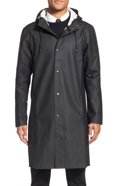 Stutterheim Stutterheim Stockholm Hooded Long Raincoat