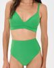 STYLEST STYLEST DreamSculpt High Waist Bikini Bottoms Parrot Green - 4