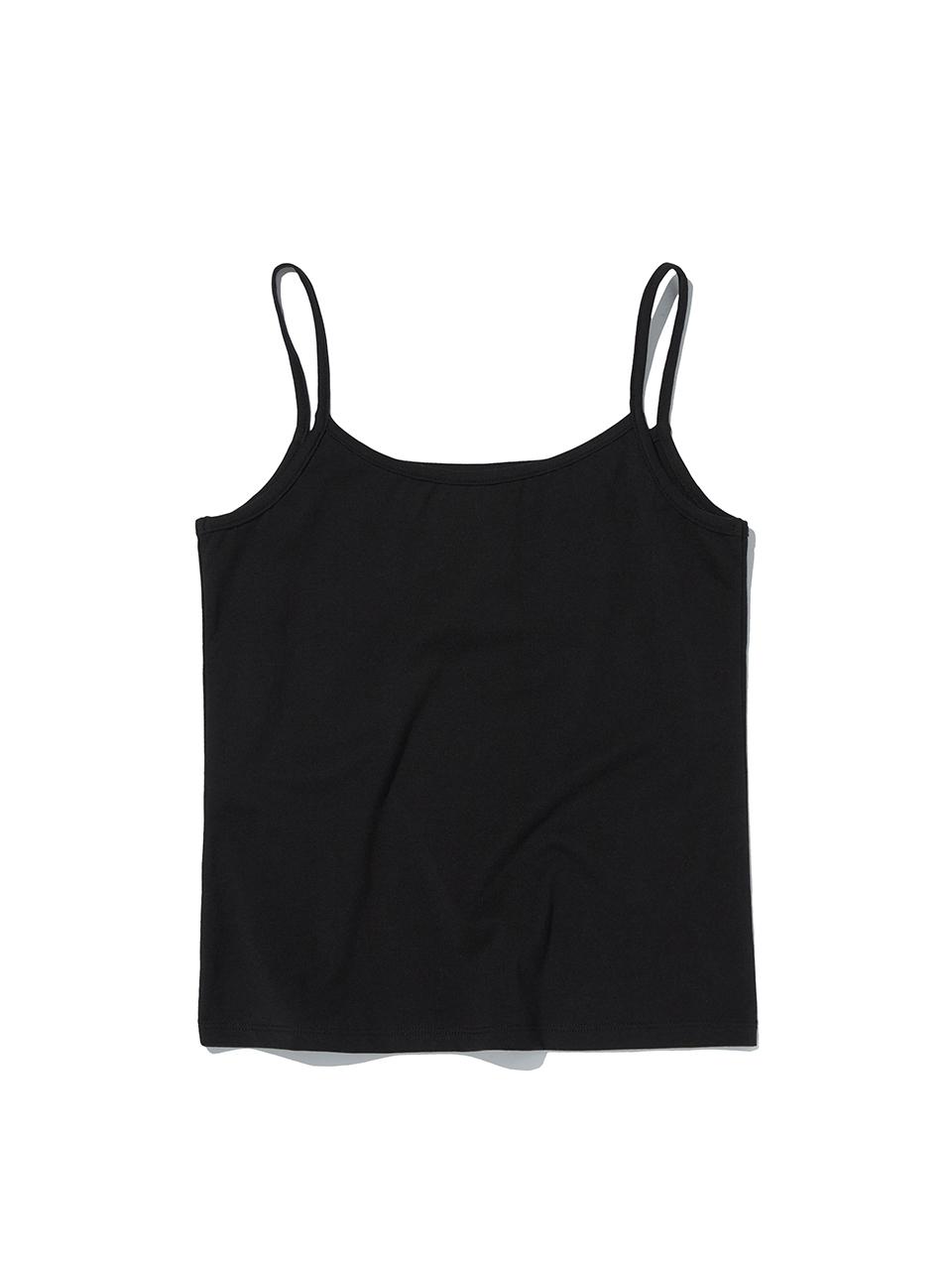 SUADE Basic Crop Sleeveless Tank [BLACK]