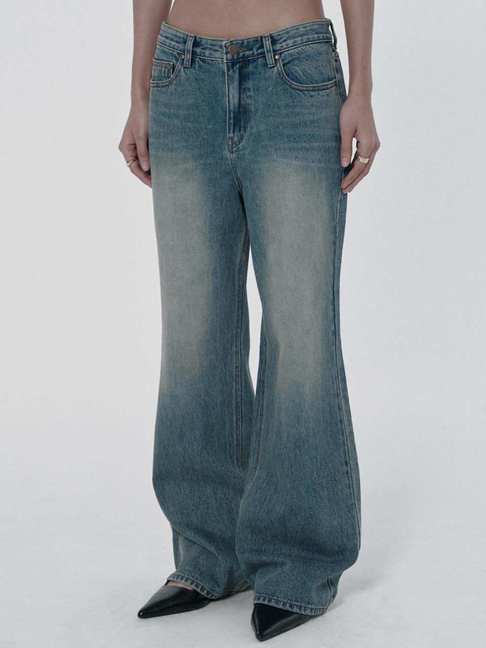 SUADE VINTAGE BOOTCUT DENIM [BLUE]