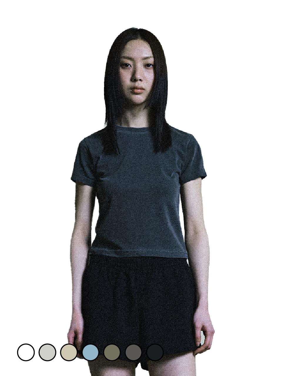 SUADE Washed Crop T-shirt (7 Color)
