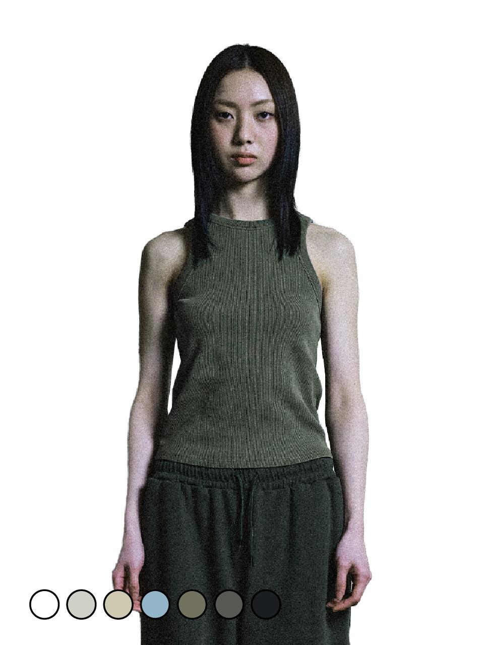 SUADE Washed Sleeveless Top (7 Color)