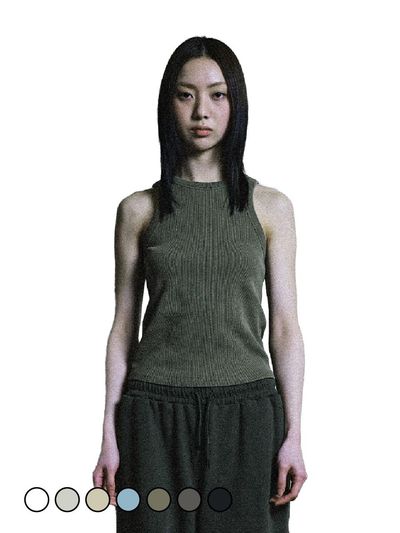 SUADE Washed Sleeveless Top (7 Color)