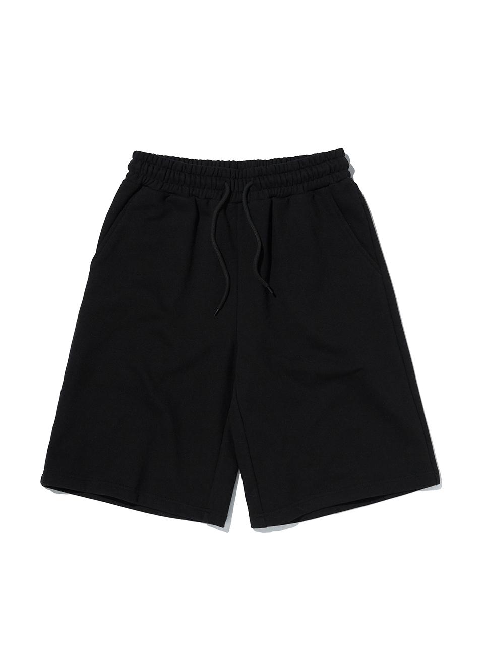 SUADE Wide Fit Premium Cotton Blend Shorts [BLACK]
