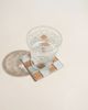Subtle Art Studios Subtle Art Studios Chocolate Checkered Glass Tile Coaster in Hazelnut Milk Chocolate at Urban Outfitters - 2