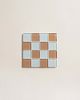 Subtle Art Studios Subtle Art Studios Chocolate Checkered Glass Tile Coaster in Hazelnut Milk Chocolate at Urban Outfitters - 4
