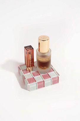 Subtle Art Studios Subtle Art Studios Glass Tile Checkered Cube in Pink Himalayan Milk Chocolate at Urban Outfitters