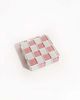 Subtle Art Studios Subtle Art Studios Glass Tile Checkered Cube in Pink Himalayan Milk Chocolate at Urban Outfitters - 2