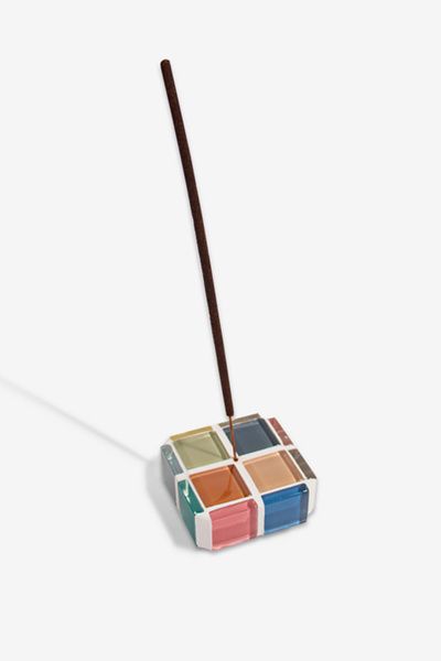 Subtle Art Studios Subtle Art Studios Glass Tile Incense Holder in Autumn Sprinkles at Urban Outfitters