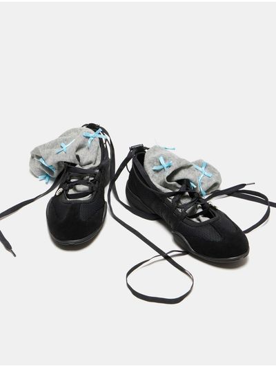 SUECOMMA BONNIE Fev Mary Jane Sneakers [Black] (DE4DS25004BLK)