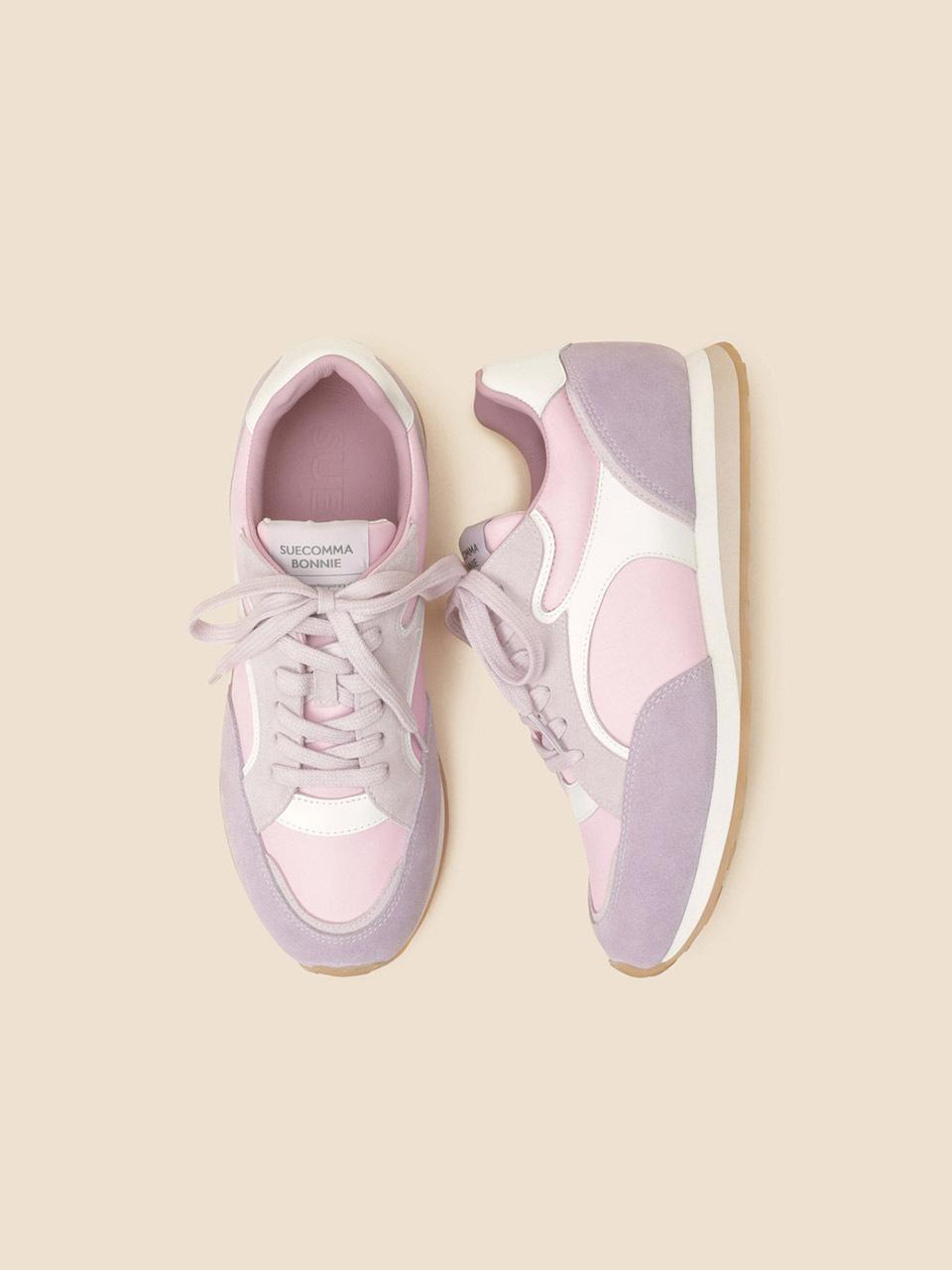 SUECOMMA BONNIE Lightweight Premium Leather Sneakers [Pink] (DG4DS25045PIK)