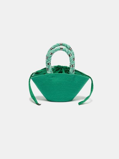 SUECOMMA BONNIE NANNACAY X SCB Tote Bag (green) (DSBAS25011GRN)