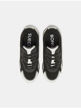 SUECOMMA BONNIE Patch Sneakers (black) (DG4DS25001BLK)