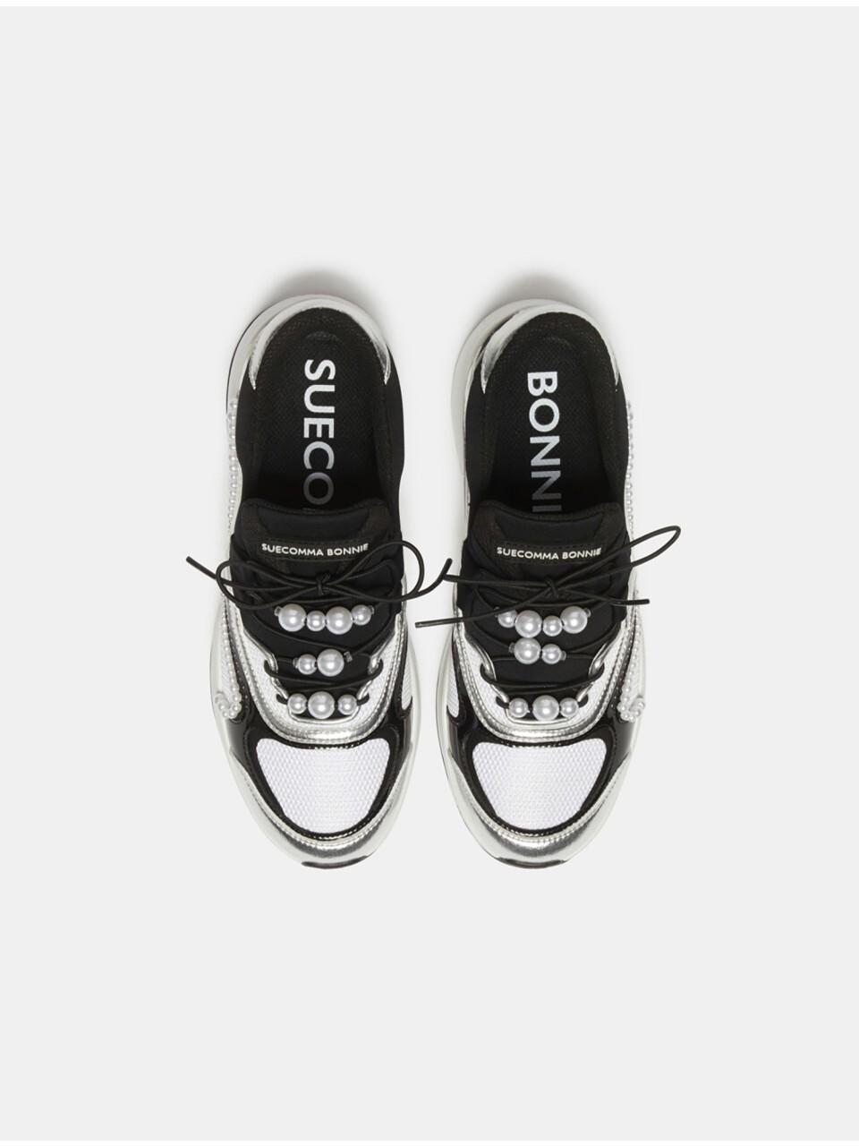 SUECOMMA BONNIE Pearl Sneakers [Silver] (DG4DS25072SVX)
