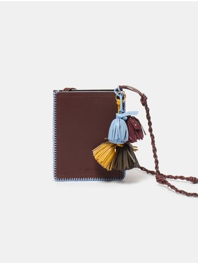 SUECOMMA BONNIE Pompom Cross-body Bag [BROWN] (DSBAS25001BRN)