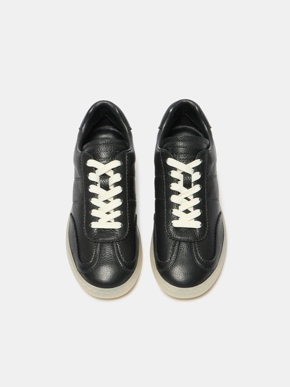SUECOMMA BONNIE Premium Leather Daily Sneakers [Black] (DG4DS25052BLK)