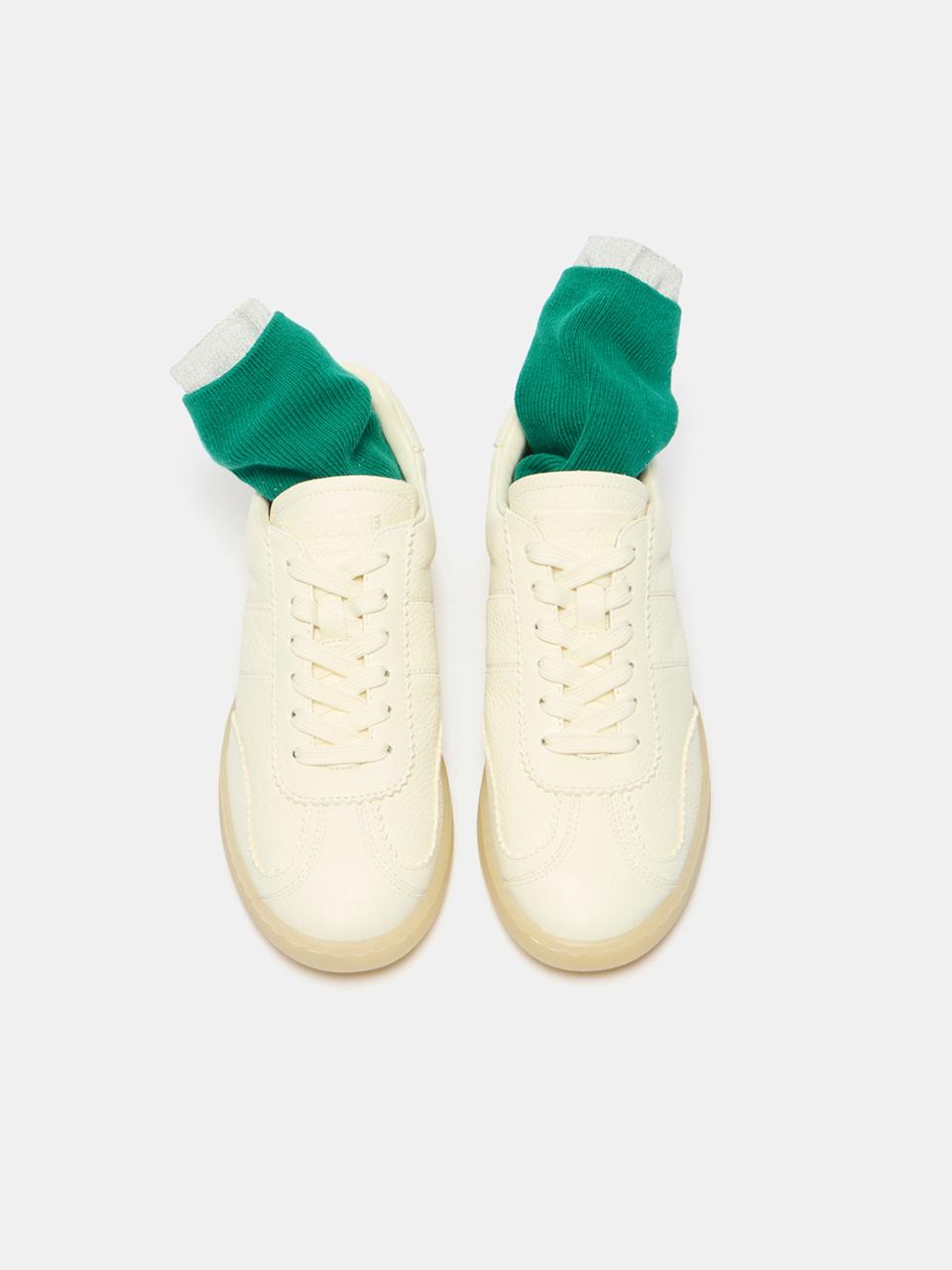 SUECOMMA BONNIE Premium Leather Daily Sneakers [Ivory] (DG4DS25052IVY)