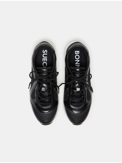SUECOMMA BONNIE Shiny Sneakers (black) (DG4DS25047BLK)