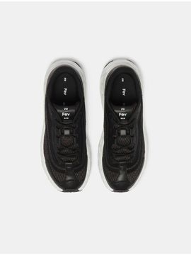 SUECOMMA BONNIE Unisex Fev Runner Sneakers [Black] (DE4DS25001BLK)