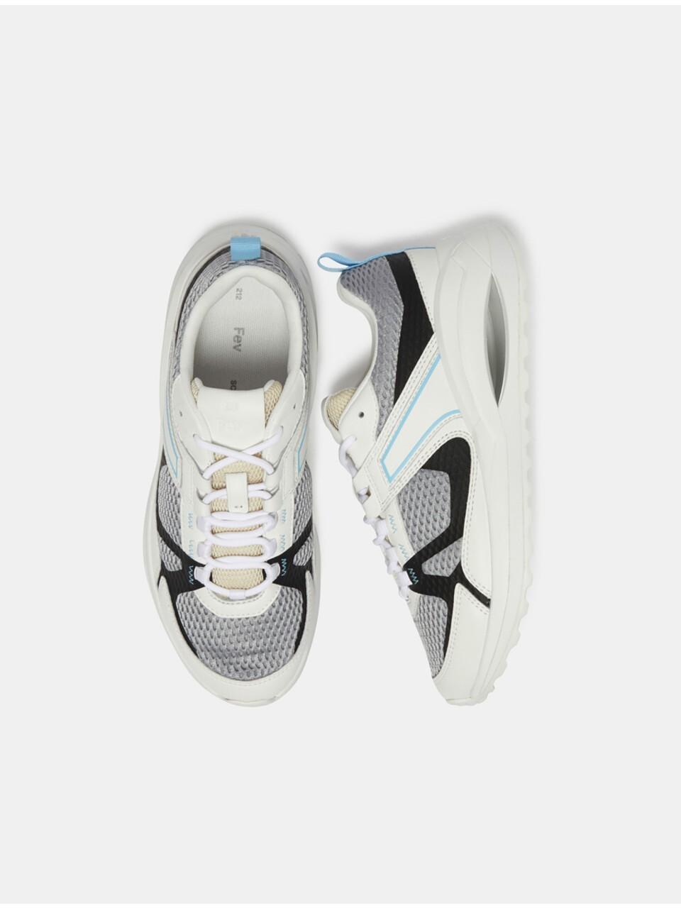 SUECOMMA BONNIE Unisex Fev Runner Sneakers [Grey] (DE4DS25002GRY)