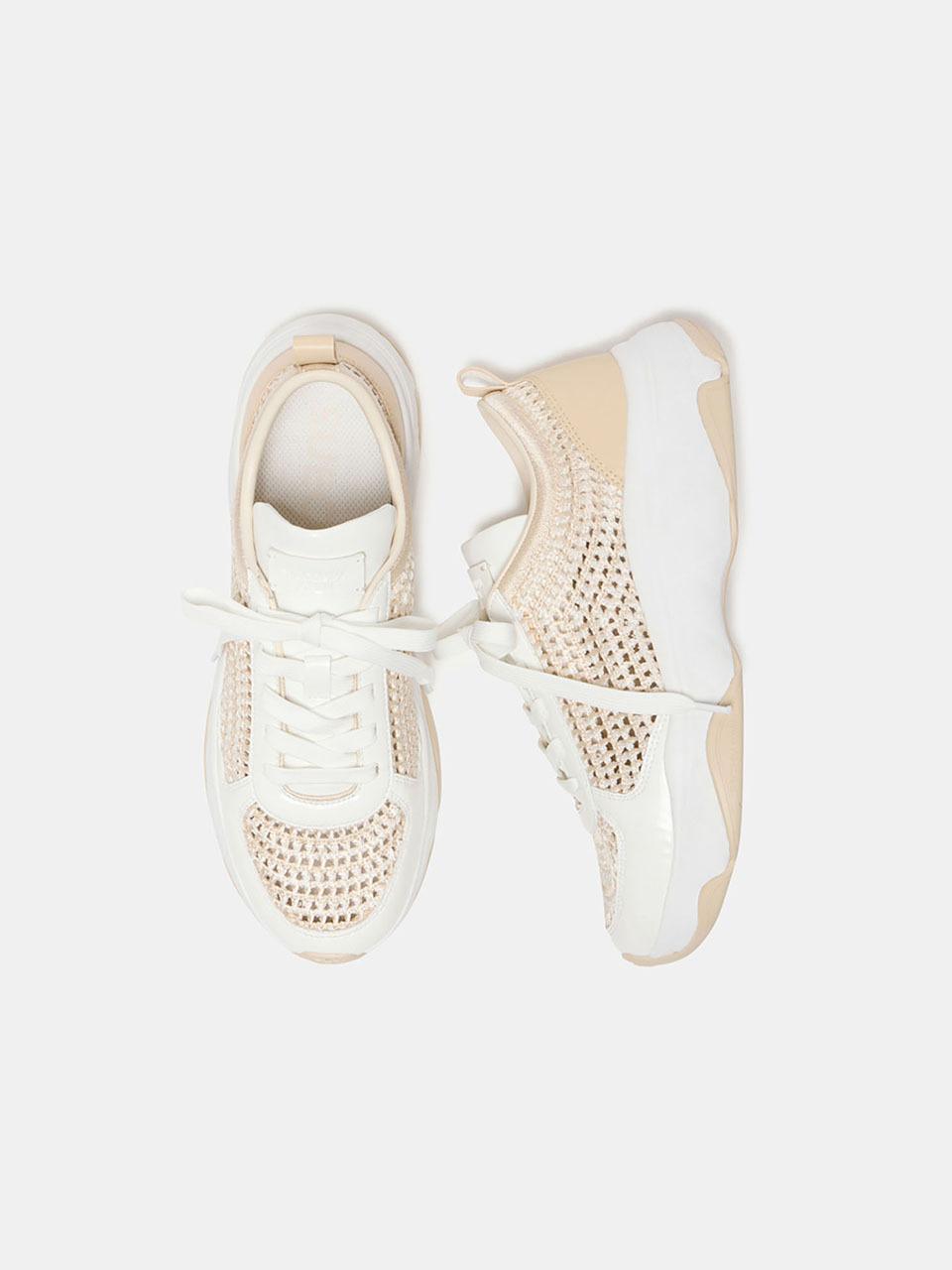 SUECOMMA BONNIE Weave Sneakers [Beige] (DG4DS25003BEE)