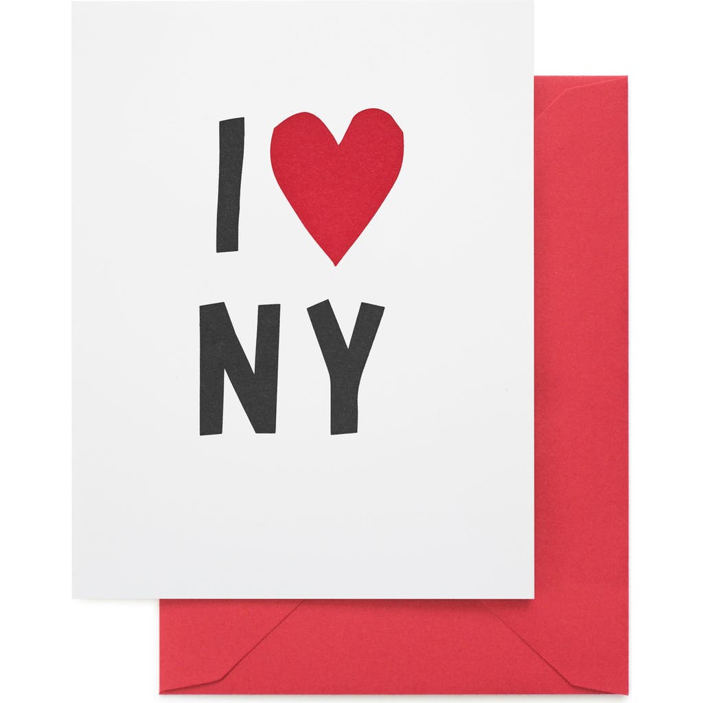 Sugar Paper Sugar Paper Hand-Printed Greeting Card & Envelope Set 