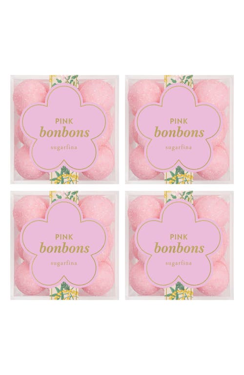 sugarfina sugarfina Garden Set of 4 Pink Bonbons Candy Cubes 