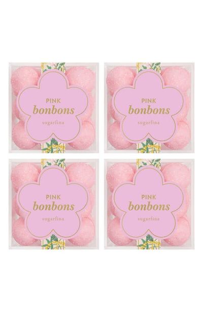 sugarfina sugarfina Garden Set of 4 Pink Bonbons Candy Cubes 