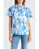 SUGARLIPS SUGARLIPS Aamian Floral Romy Mock Neck Cotton Top - 1