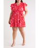 SUGARLIPS SUGARLIPS Aria Floral Print Ruffle Minidress - 1