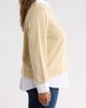 SUGARLIPS SUGARLIPS Azira Mixed Media Layered Sweater - 3