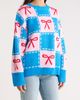 SUGARLIPS SUGARLIPS Belora Check Bow Oversize Sweater - 3