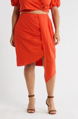 SUGARLIPS SUGARLIPS Bet on You Faux Wrap Skirt