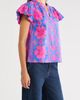 SUGARLIPS SUGARLIPS Bethel Floral Keni Cotton Split Neck Top - 3