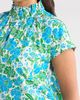 SUGARLIPS SUGARLIPS Bivore Patma Floral Mock Neck Button-Up Top - 4