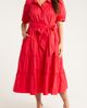 SUGARLIPS SUGARLIPS Blate Short Sleeve Shirtdress - 1