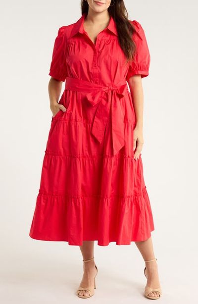 SUGARLIPS SUGARLIPS Blate Short Sleeve Shirtdress