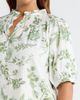SUGARLIPS SUGARLIPS Bria Floral Blossom Smocked Button-Up Top - 4