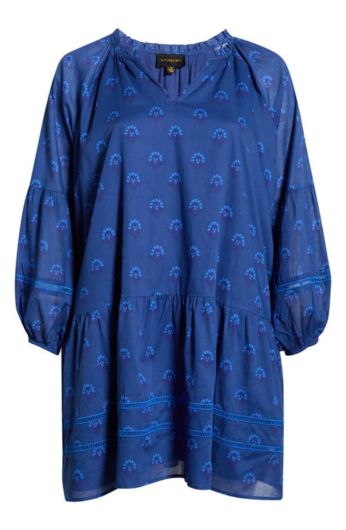 SUGARLIPS SUGARLIPS Briza Floral Print Long Sleeve Minidress
