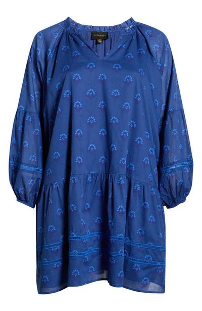 SUGARLIPS SUGARLIPS Briza Floral Print Long Sleeve Minidress