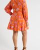 SUGARLIPS SUGARLIPS Cosmo Floral Long Sleeve Shirtdress - 2